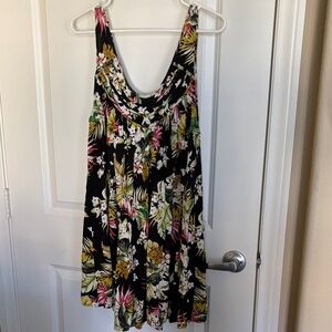 Rip Curl Black Floral Dress